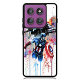 Captain America Watercolor Motorola Moto Edge 2025 | Moto Edge 60 Fusion | Moto Edge 60 Pro Case OV1797
