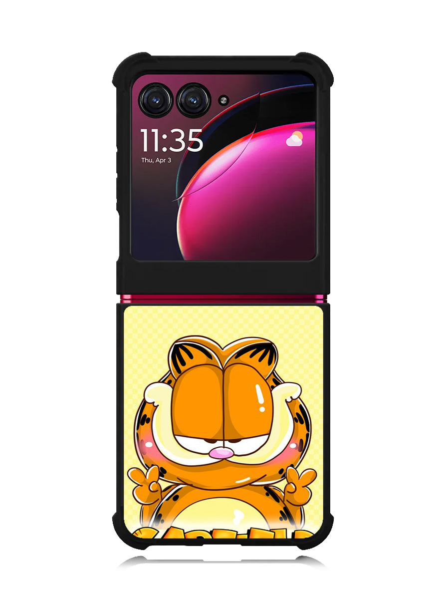 Cute Garfield Motorola Moto Razr Plus 2023 , Moto Razr+ 2023 Case OV1802