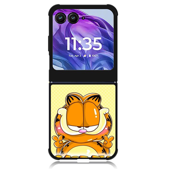 Cute Garfield Motorola Moto Razr Plus 2024 , Moto Razr+ 2024 Case OV1802