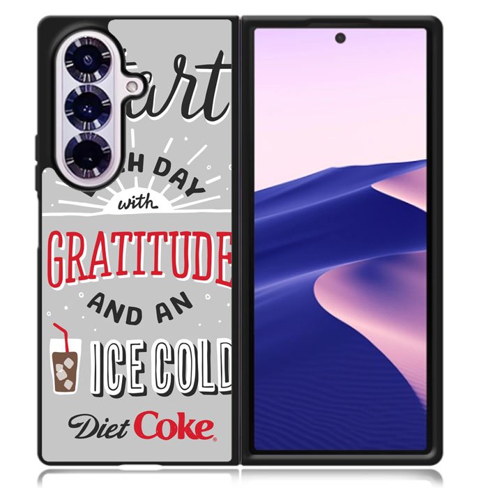 Diet Coke Quotes Samsung Galaxy Z Fold 7 Case OV1804