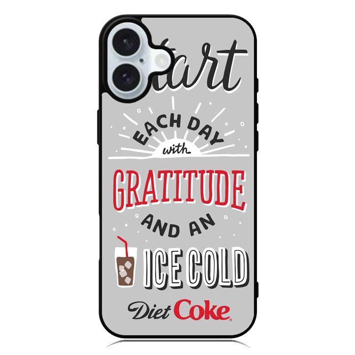 Diet Coke Quotes iPhone 16 Plus Case QC1804