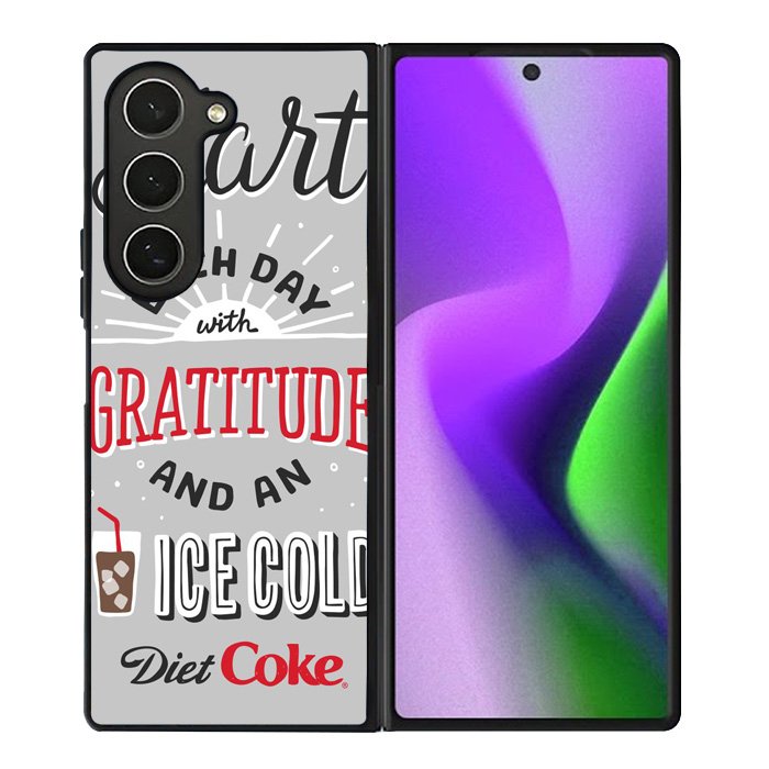 Diet Coke Quotes Samsung Galaxy Z Fold 6 5G 2024 Case OV1804