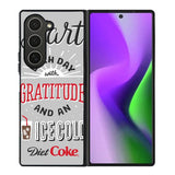 Diet Coke Quotes Samsung Galaxy Z Fold 6 5G 2024 Case OV1804