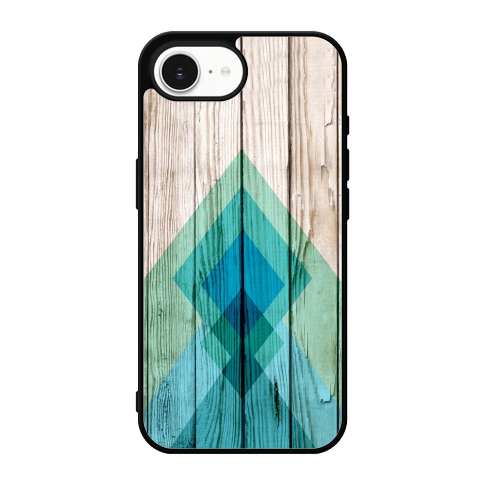 Simple Aztec on Wood iPhone 17e Case QC1806
