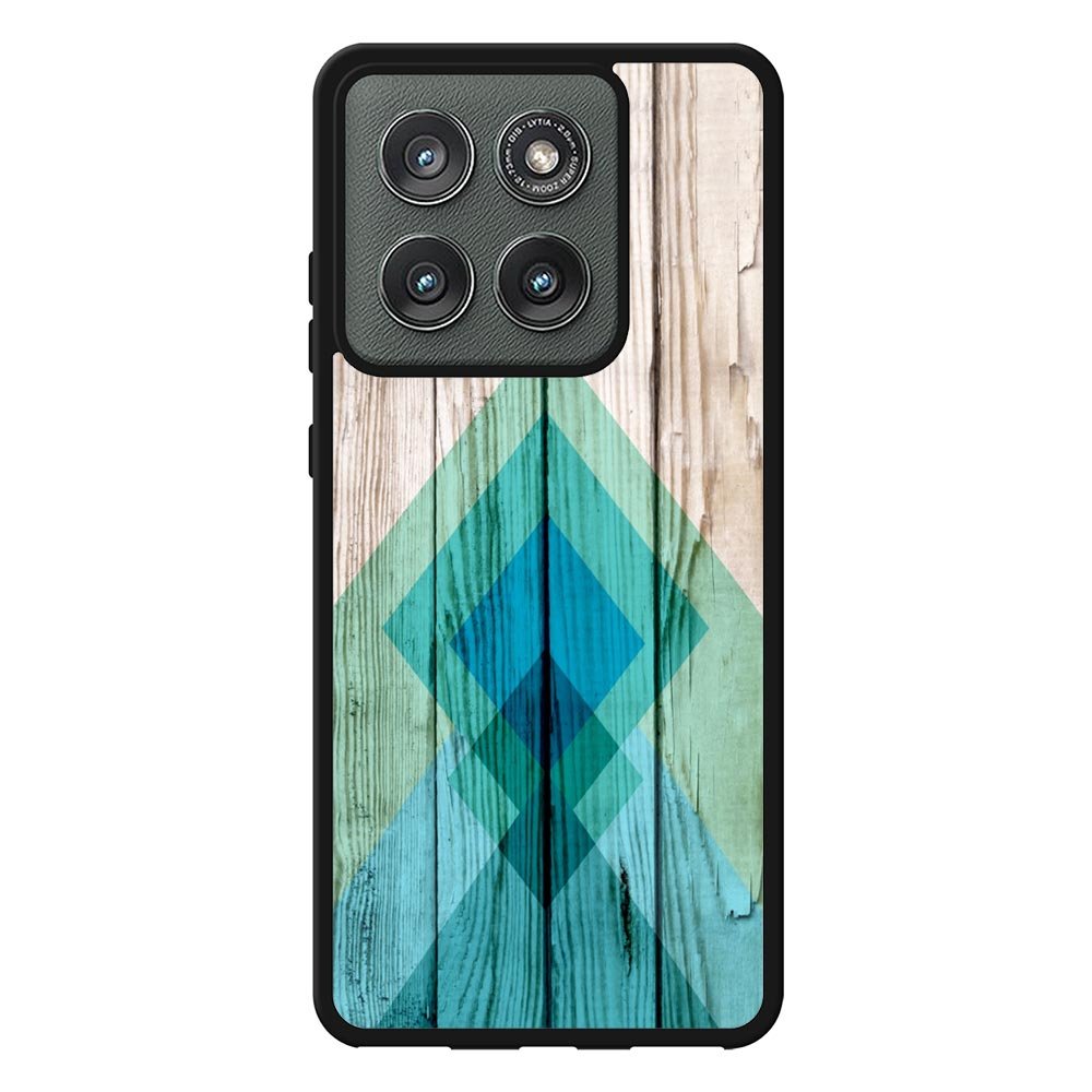 Simple Aztec on Wood Motorola Moto Edge 2025 Case QC1806