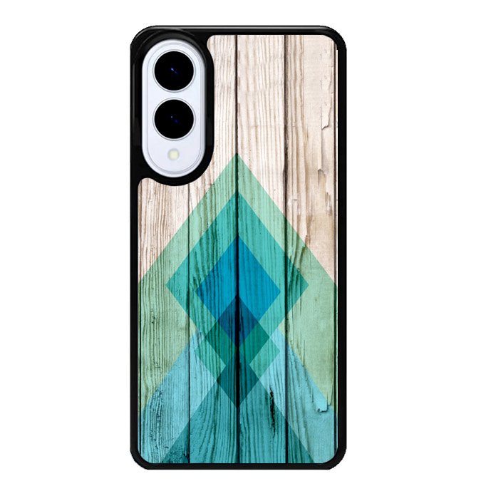 Simple Aztec on Wood Samsung Galaxy S25 Edge 5G Case OV1806