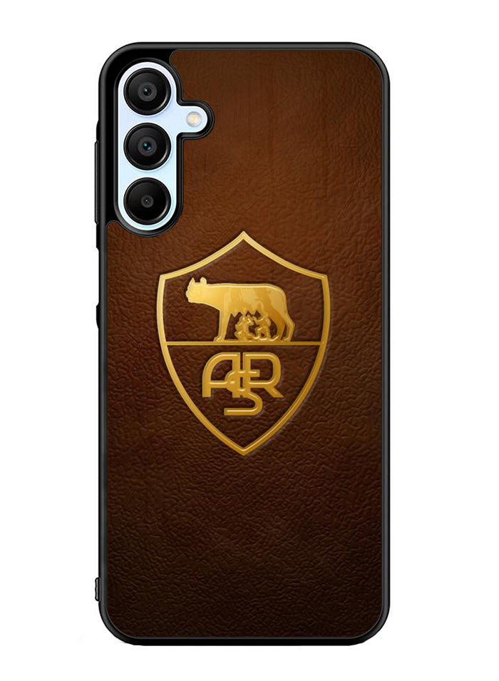 AS Roma Leather Logo Soccer Samsung Galaxy A35 5G Case OV1821