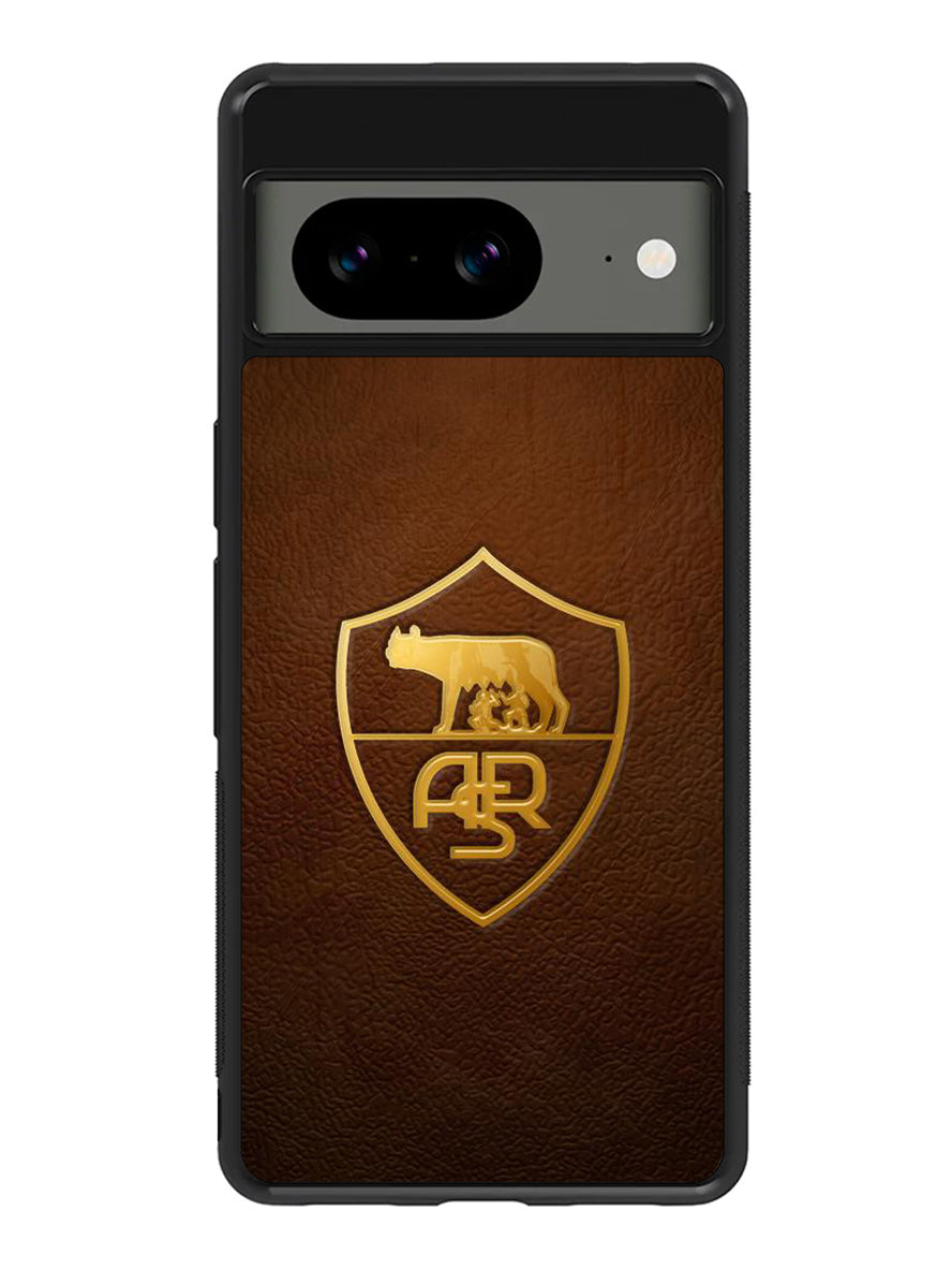 AS Roma Leather Logo Soccer Google Pixel 8 Case QC1821