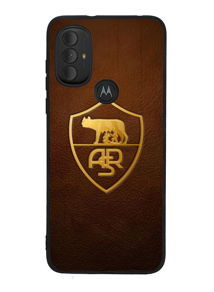 AS Roma Leather Logo Soccer Motorola Moto G Pure 2021 , Moto G Power 2022 Case OV1821