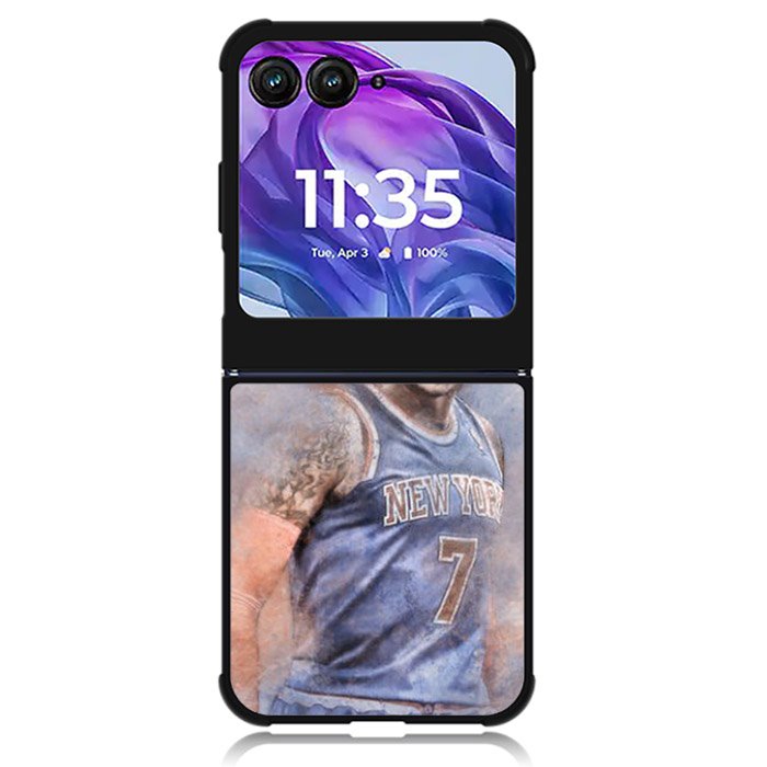 Carmelo Anthony NY7 Blue Basket Ball Motorola Moto Razr Plus 2024 , Moto Razr+ 2024 Case OV1823