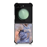 Carmelo Anthony NY7 Blue Basket Ball Samsung Galaxy Z Flip 6 5G 2024 Case OV1823