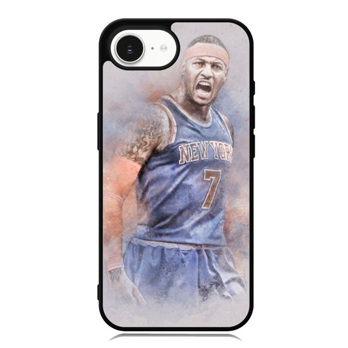Carmelo Anthony NY7 Blue Basket Ball iPhone 16e Case OV1823