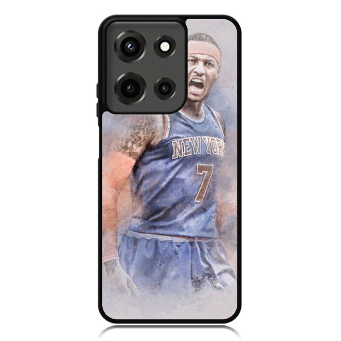 Carmelo Anthony NY7 Blue Basket Ball Motorola Moto G 5G 2025 Case OV1823