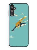 Black Friday offer Giraffe Riding Shark Samsung Galaxy A14 5G Case
