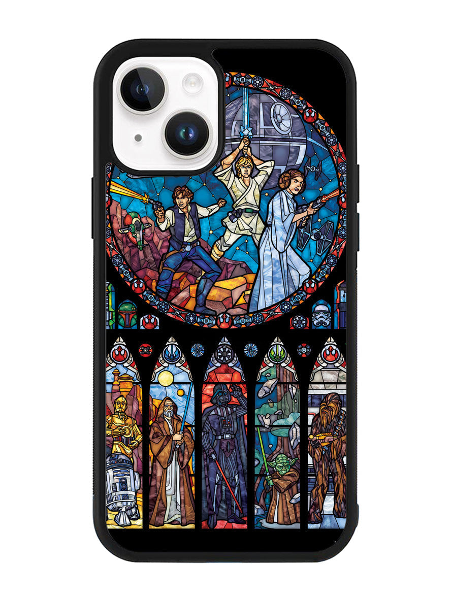 Star Wars Stained Glass iPhone 15 Plus Case OV1849