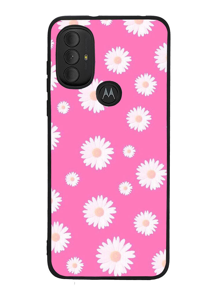 Pink Daisy Motorola Moto G Pure 2021 , Moto G Power 2022 Case