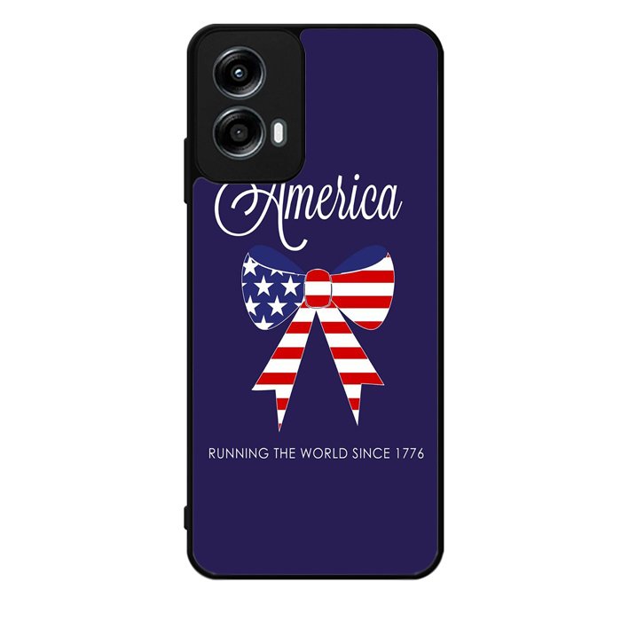 Military Patriotic America Motorola Moto G Play 2024 Case OV1860