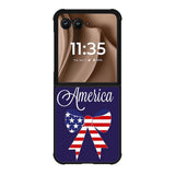 Military Patriotic America Motorola Moto RAZR Plus 2025 Case OV1860