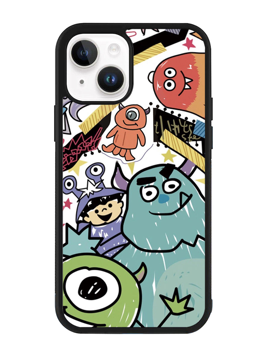 Monster Inc Characters iPhone 14 Plus Case QC10775