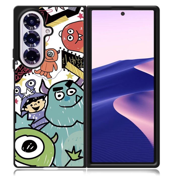 Monster Inc Characters Samsung Galaxy Z Fold 7 Case OV10775