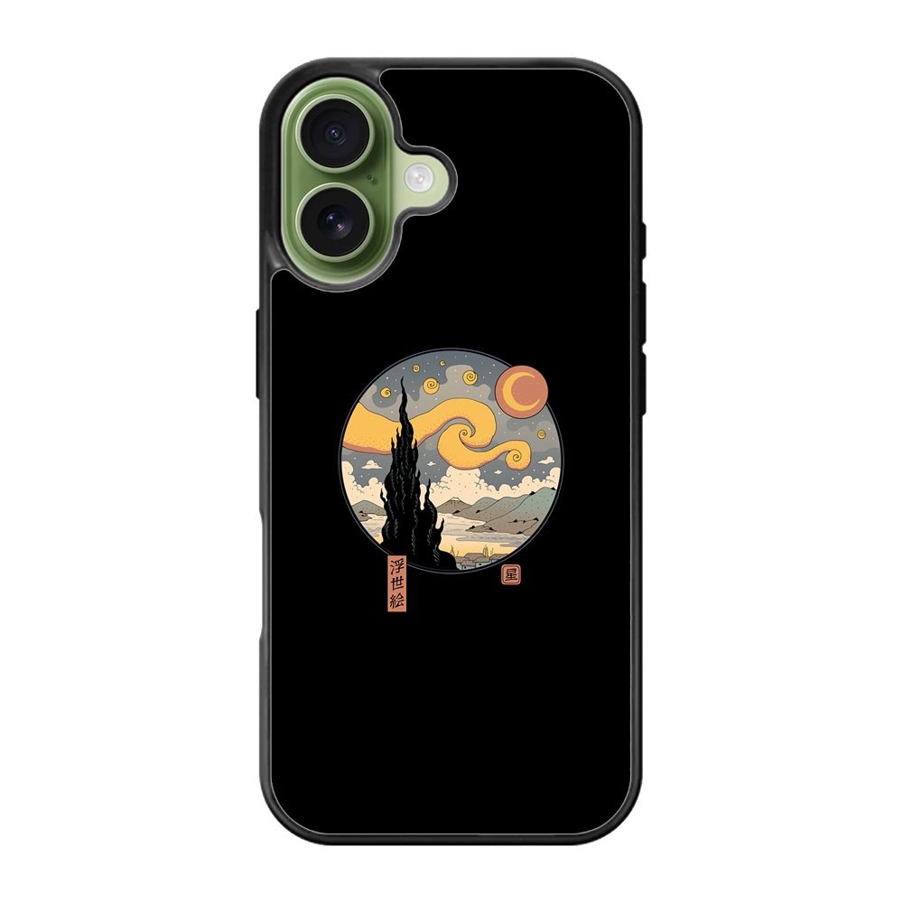 Starry Ukiyo Japanese Retro iPhone 17 Case OV10824