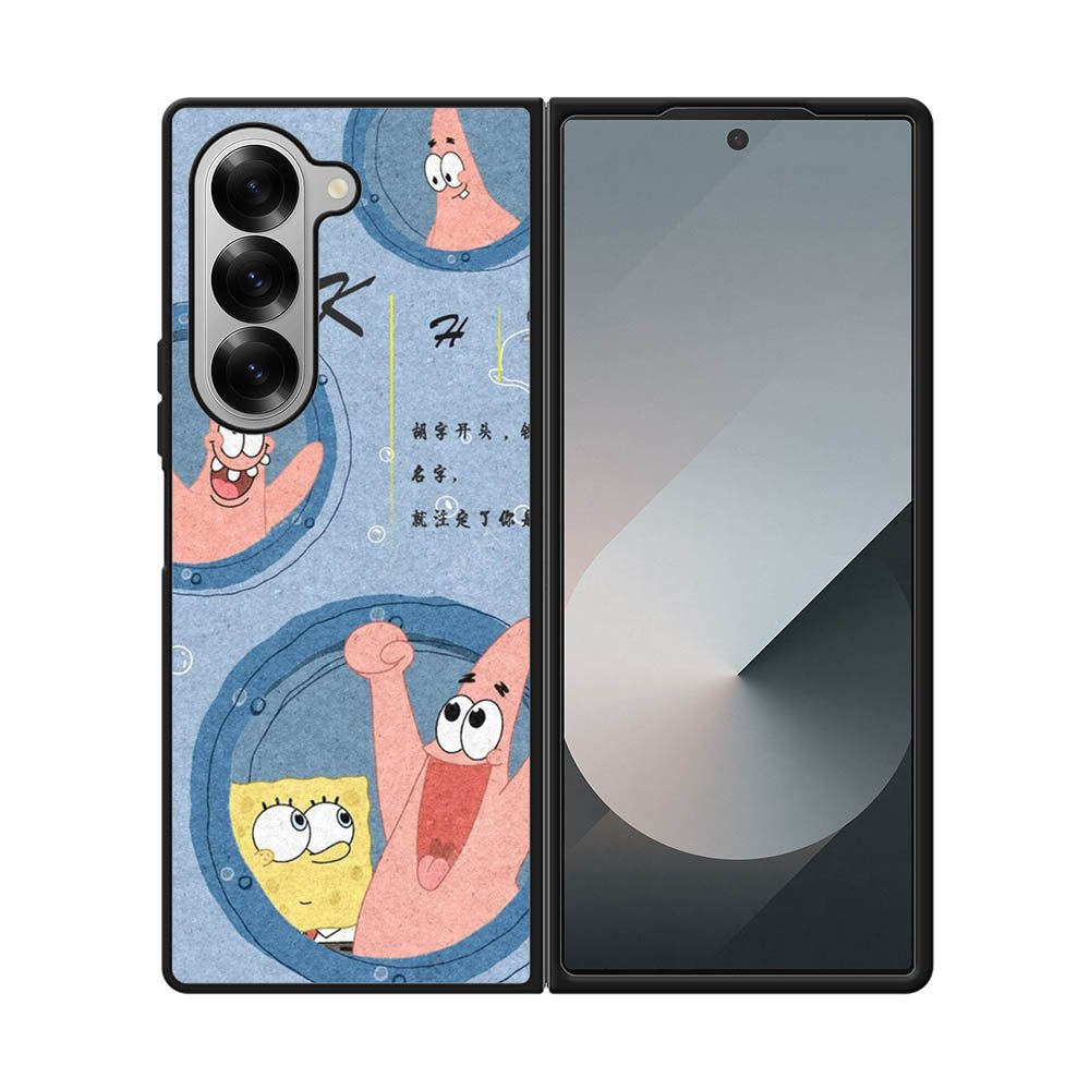 SpongeBob And Patric Samsung Galaxy Z Fold 7 5G Case QC10821