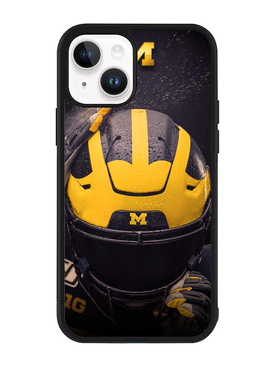 Michigan Wolverines Helmet iPhone 14 Case QC10771