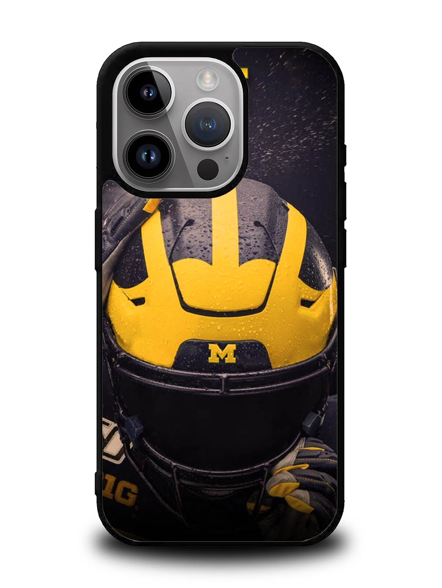 Michigan Wolverines Helmet iPhone 16 Pro Case OV10771