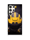 Michigan Wolverines Helmet Samsung Galaxy S25 Ultra 5G Case QC10771