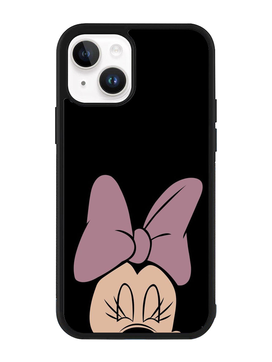 Minnie Mouse Pink Ribbon iPhone 14 Plus Case QC10500