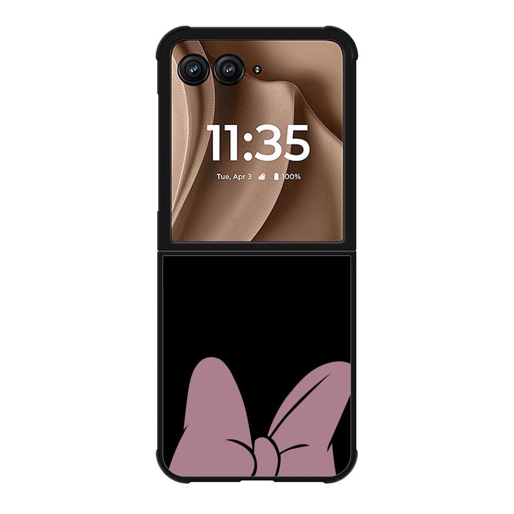 Minnie Mouse Pink Ribbon Motorola Moto RAZR Plus 2025 Case OV10500
