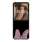 Minnie Mouse Pink Ribbon Motorola Moto RAZR Plus 2025 Case OV10500