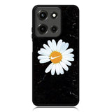 Black Marble Daisy Motorola Moto G 5G 2025 Case OV10653
