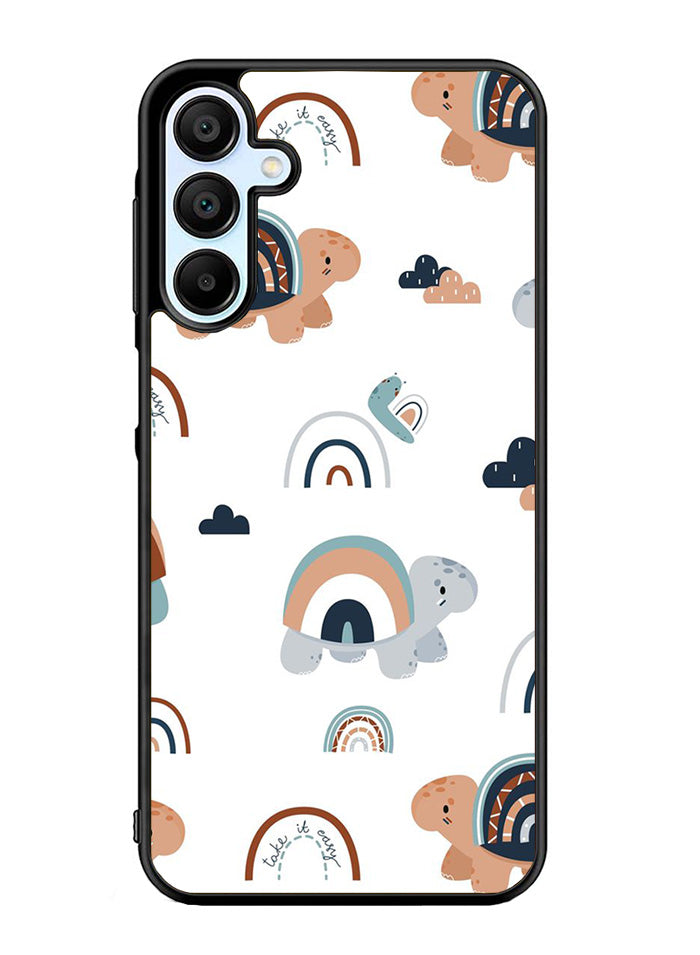 Turtle Rainbow Pattern Samsung Galaxy A15 5G Case OV10242