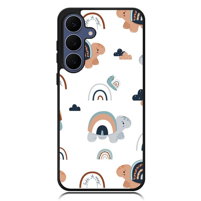 Turtle Rainbow Pattern Samsung Galaxy S25 FE Case OV10242