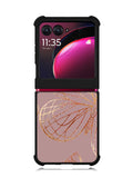 Butterfly Rose Gold Motorola Moto Razr Plus 2023 , Moto Razr+ 2023 Case OV10341
