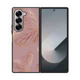 Butterfly Rose Gold Samsung Galaxy Z Fold 7 5G Case OV10341