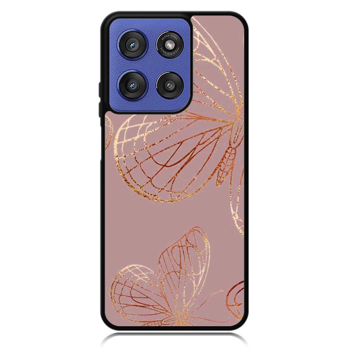 Butterfly Rose Gold Motorola Moto G Stylus 5G 2025 Case OV10341
