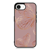 Butterfly Rose Gold iPhone 16e Case OV10341