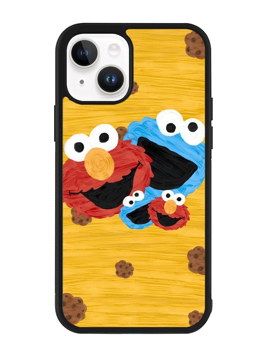 Elmo And Monster Cookie iPhone 14 Plus Case QC10365