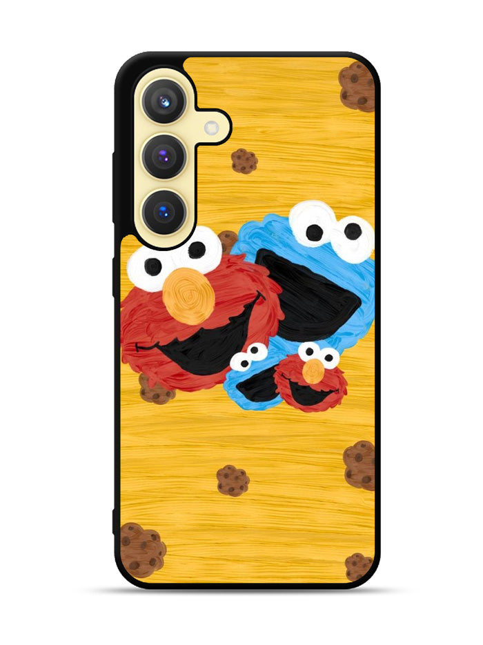Elmo And Monster Cookie Samsung Galaxy S24 FE 5G Case OV10365
