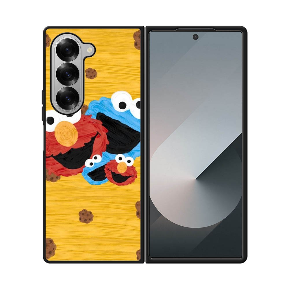 Elmo And Monster Cookie Samsung Galaxy Z Fold 7 5G Case OV10365