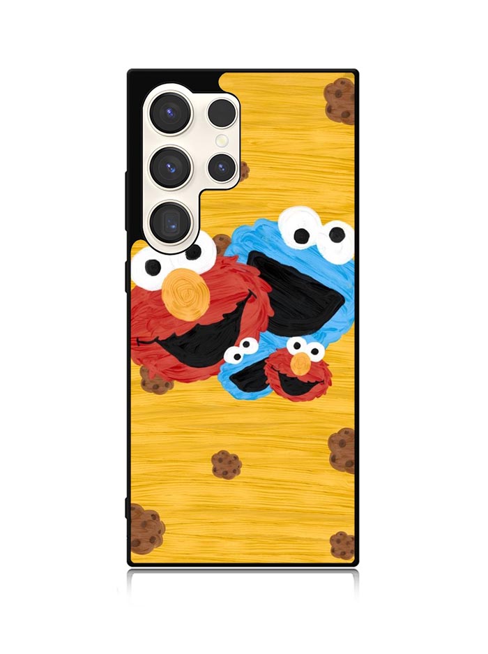 Elmo And Monster Cookie Samsung Galaxy S23 Ultra 5G Case QC10365