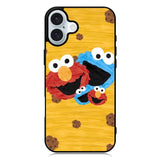 Elmo And Monster Cookie iPhone 16 Plus Case QC10365