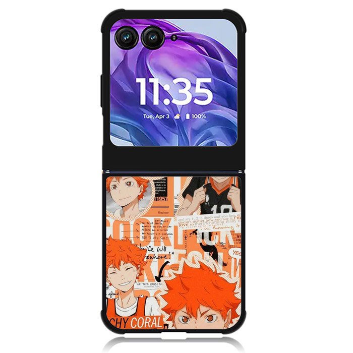 Hinata Haikyuu Anime Motorola Moto Razr Plus 2024 , Moto Razr+ 2024 Case OV11112
