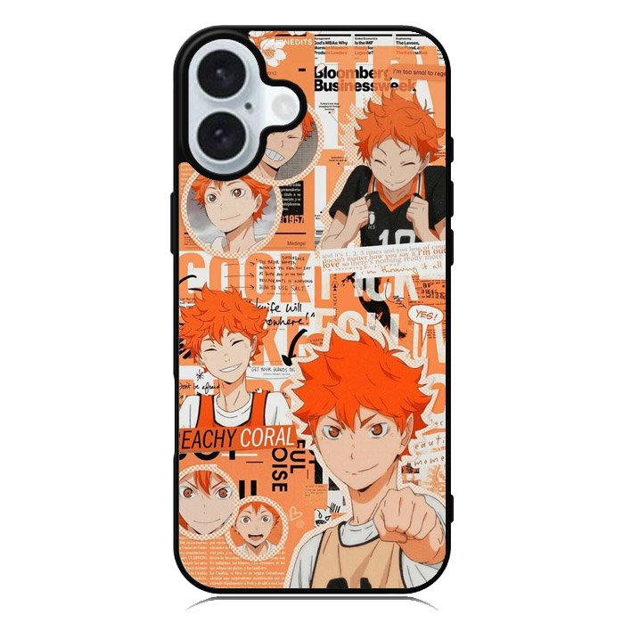 Hinata Haikyuu Anime iPhone 16 Plus Case QC11112