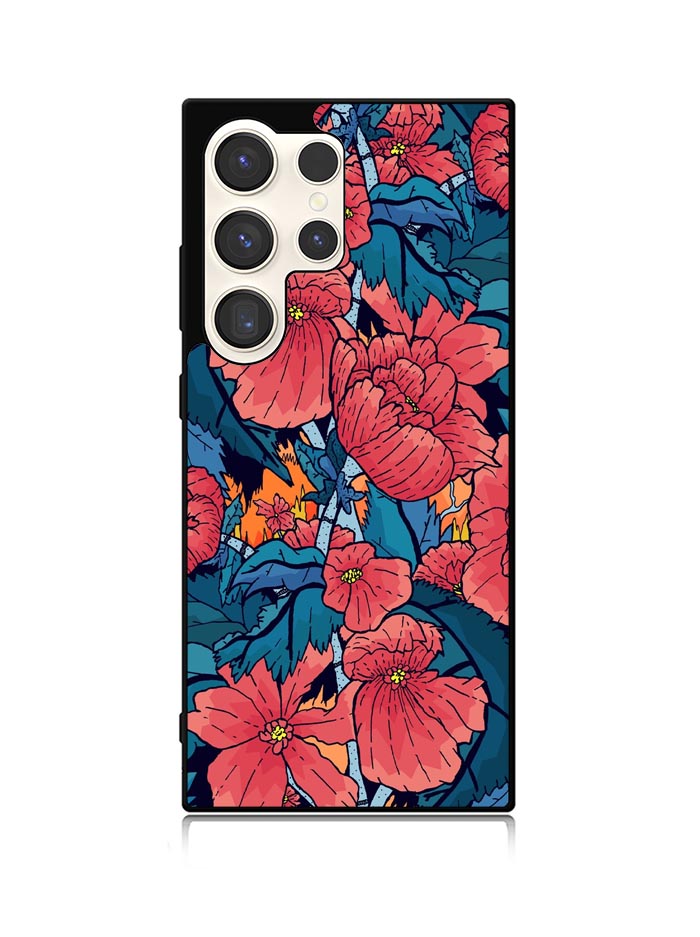 Japan Floral Samsung Galaxy S25 Ultra 5G Case QC11118