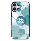 Zodiac Aquarius iPhone 16 Case QC6756