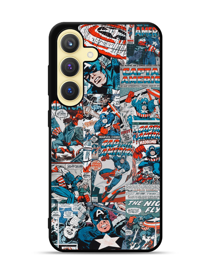 Captain America Samsung Galaxy S25 Plus 5G , Samsung Galaxy S25+ 5G Case OV6237