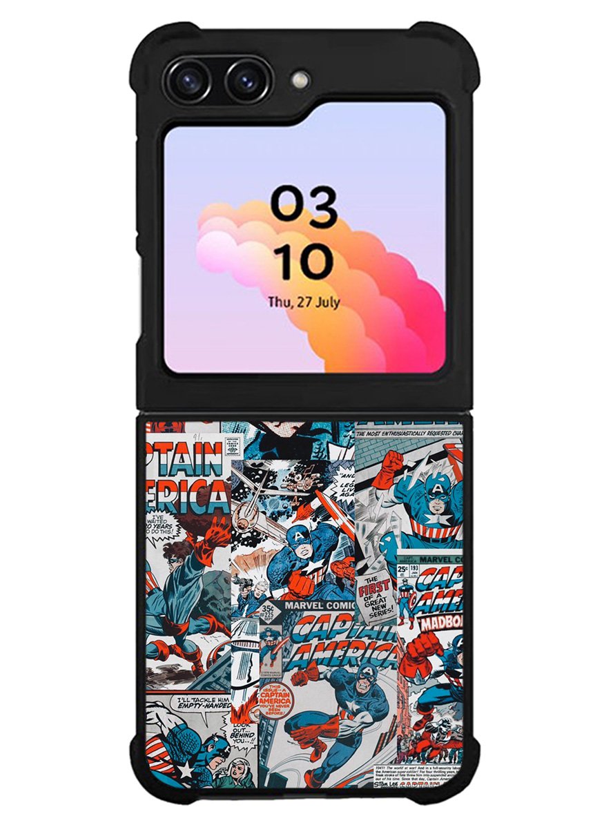 Captain America Samsung Galaxy Z Flip 5 5G 2023 Case OV6237